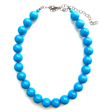 Load image into Gallery viewer, Deep Turquoise Lucite Marco Necklace