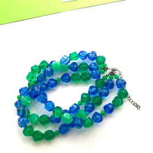 Load image into Gallery viewer, Sparkling Waters Faceted Lucite Morgan Necklace
