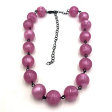 Load image into Gallery viewer, Dusty Rose Aura Glow Amelia Necklace