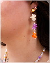 Load image into Gallery viewer, Sunset Sorbet Starfish Earrings