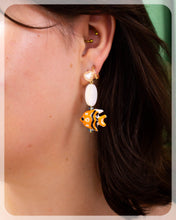 Load image into Gallery viewer, Ceramic "Guppy Love " Earrings