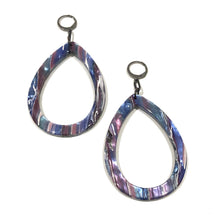 Load image into Gallery viewer, Lilac Aurora Borealis Muted Teardrop Drop Earrings