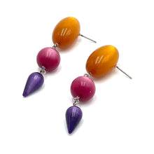 Load image into Gallery viewer, Topaz Gem Moonglow Statement Earrings