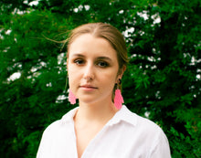 Load image into Gallery viewer, Glow-In-The-Dark Lazy Bones Earrings