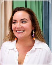 Load image into Gallery viewer, Glass Ladybug Earrings