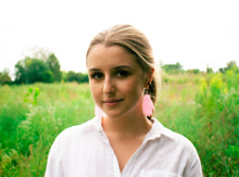 Load image into Gallery viewer, Glow-In-The-Dark Lazy Bones Earrings