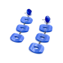 Load image into Gallery viewer, Periwinkle Moonglow Mod Window Statement Earrings *