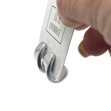 Load image into Gallery viewer, Shabby Metallic Silver Curled Petal Stud Earrings