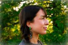 Load image into Gallery viewer, "I'm an Autumn" Titanium Hoop Earrings