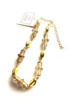 Load image into Gallery viewer, Gilded Gold &amp; Floral Beaded Amelia Necklace