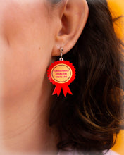 Load image into Gallery viewer, "Consistently Doing the Best I Can" Medal Earrings
