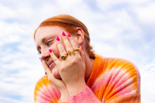 Load image into Gallery viewer, Angels Watching Over You-Titanium Ring