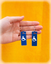 Load image into Gallery viewer, Tired of Ableism - Handicap Placard Earrings