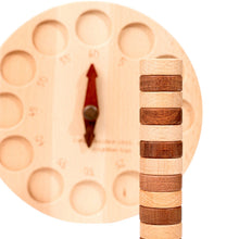 Load image into Gallery viewer, Wooden Cognitive Learning Clock – Dual-Sided Time Recognition Toy with Roman and Arabic Numerals