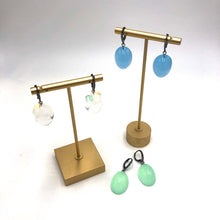 Load image into Gallery viewer, Bling Clear Lucite Chunk Drop Earrings