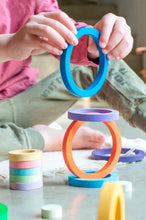 Load image into Gallery viewer, 24-Piece Rainbow Nesting Rings