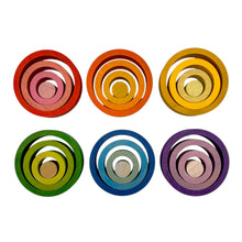 Load image into Gallery viewer, 24-Piece Rainbow Nesting Rings
