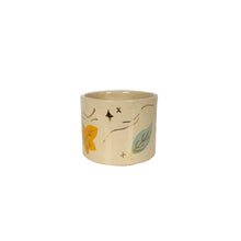Load image into Gallery viewer, Wind &amp; Leaves Speckled Vases with 22k Gold Accents and Optional Hand Poured Candle