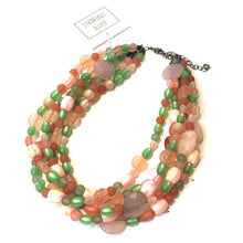 Load image into Gallery viewer, Peachy Sweet Sylvie Statement Necklace