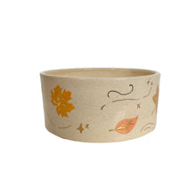 Load image into Gallery viewer, Wind &amp; Leaves Speckled Vases with 22k Gold Accents and Optional Hand Poured Candle