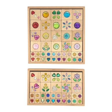 **Pre-order (Ships in 2-3 Weeks)**Sparkle Garden Gem Set – 30-Piece Small & 40-Piece Large Sets