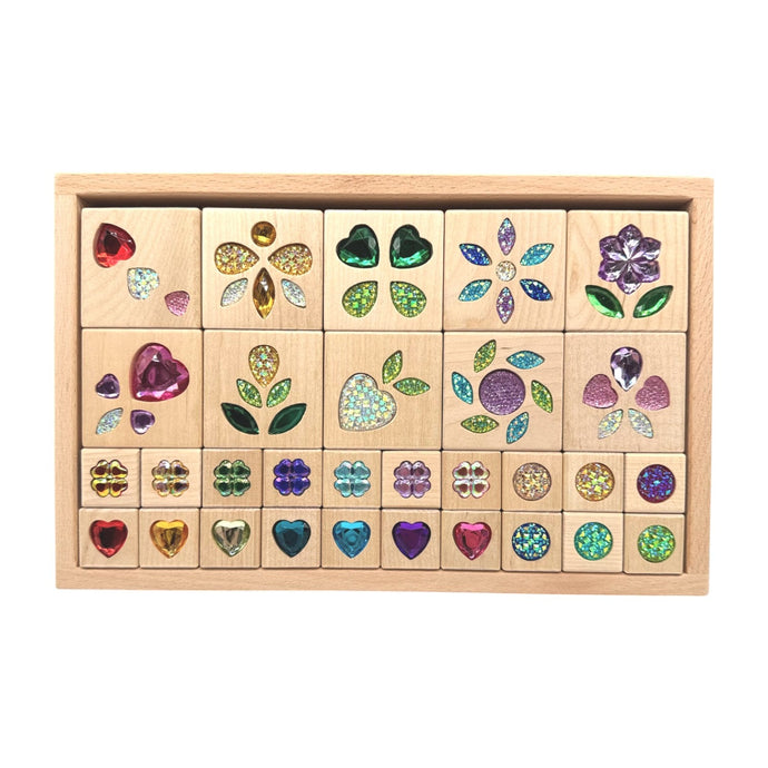 **Pre-order (Ships in 2-3 Weeks)**Sparkle Garden Gem Set – 30-Piece Small & 40-Piece Large Sets