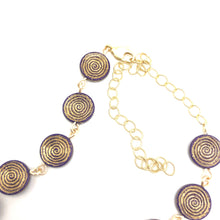 Load image into Gallery viewer, Spiral Etched Amelia Necklace