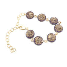 Load image into Gallery viewer, Spiral Etched Betsy Bracelet