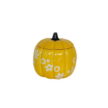 Load image into Gallery viewer, Crazy Daisy Pumpkin Jars in Dandy Yellow