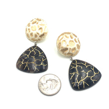 Load image into Gallery viewer, Volcanic Moon Rock Earrings