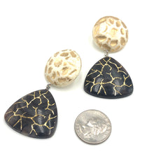 Load image into Gallery viewer, Volcanic Moon Rock Earrings