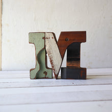 Load image into Gallery viewer, Reclaimed Wooden Letters