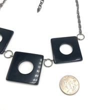 Load image into Gallery viewer, Black &amp; Figaro Chain Necklace