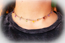 Load image into Gallery viewer, Choker Titanium Pride Colored Necklace