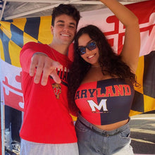 Load image into Gallery viewer, Maryland Terps Two Tone Tube Top