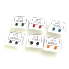 Load image into Gallery viewer, Light Orange Deco Daisy Stud Earrings