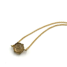 Load image into Gallery viewer, Smoke Petite Heirloom Glass Shortie Necklace