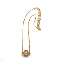 Load image into Gallery viewer, Pink Petite Heirloom Glass Shortie Necklace