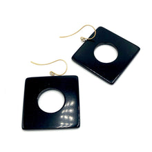 Load image into Gallery viewer, Business Per Usual Square Drop Earrings