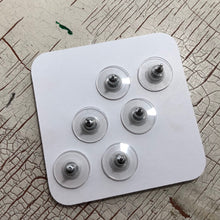 Load image into Gallery viewer, Tiny Bling Red Green Grey Sparkle Studs Earrings Set