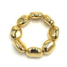 Load image into Gallery viewer, Golden pebbles Stretch Bracelet