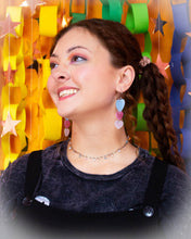 Load image into Gallery viewer, I'll Love You Forever-Trio Heart Earrings