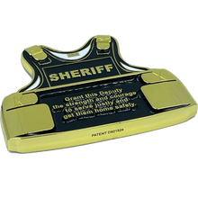 Load image into Gallery viewer, DL12-09 Sheriff Deputy Body Armor Police Officer Police Department Sheriff's Office Challenge Coin