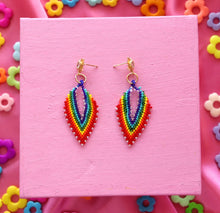 Load image into Gallery viewer, Beaded Pride Earrings