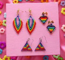 Load image into Gallery viewer, Beaded Pride Earrings