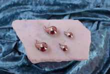 Load image into Gallery viewer, Puff Tear Drop Titanium Earrings
