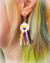 Load image into Gallery viewer, Cross Stitch Pride Flag Earrings