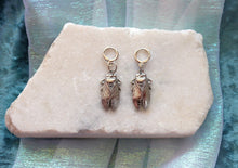 Load image into Gallery viewer, Cicada Charm Earrings