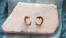 Load image into Gallery viewer, Shimmering Moon Titanium Earrings