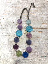 Load image into Gallery viewer, Seaside 'Stained Glass' Shortie Ice Chip Necklace